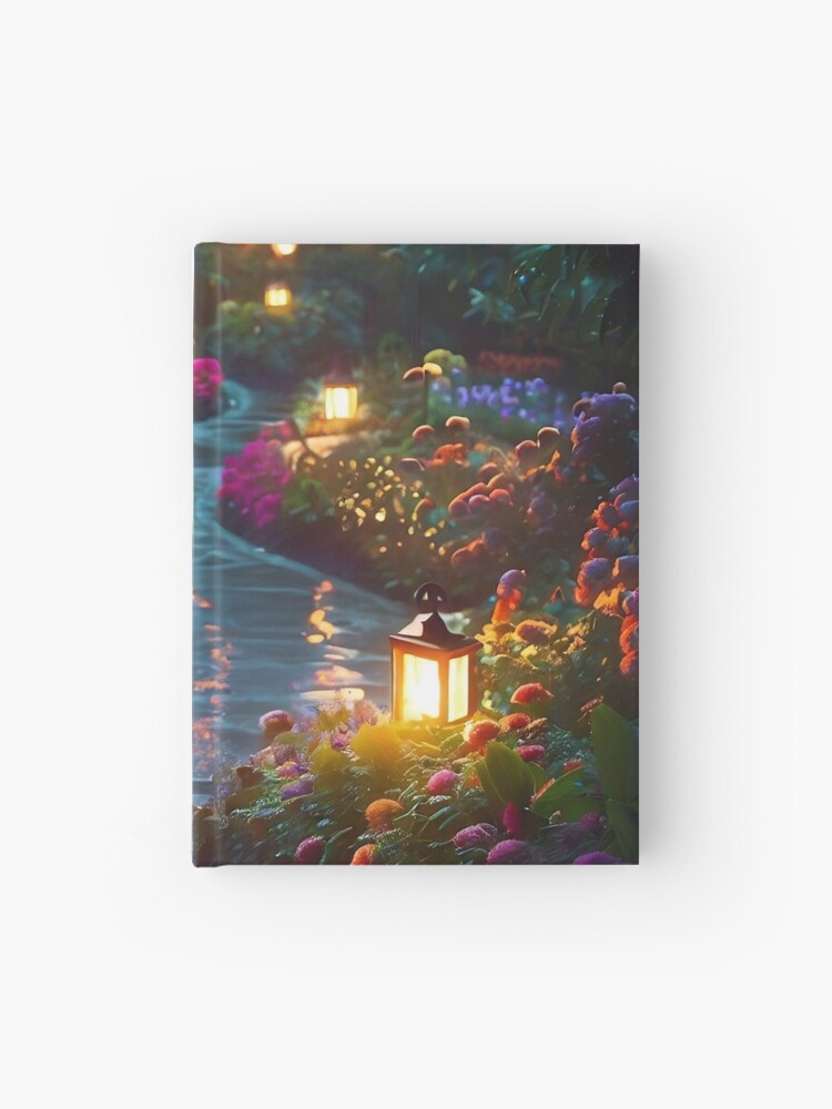 Thumbnail 1 of 3, Hardcover Journal, The Path, A Rainy Evening designed and sold by cokemann.