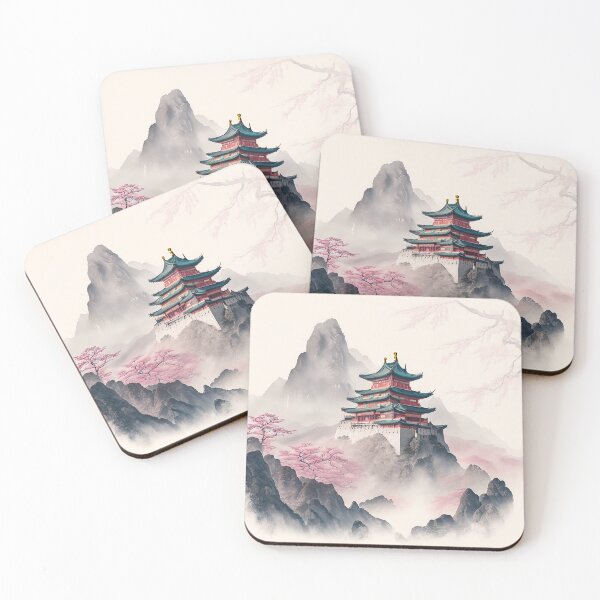 Artikelvorschau, Schönes China, Fantasieschloss entworfen und verkauft von SimpleWallArt.
