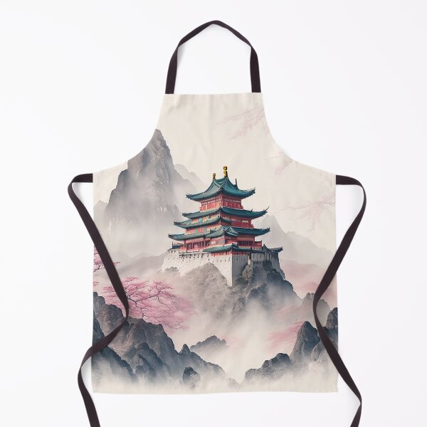 Item preview, Beautiful China, Fantasy castle designed and sold by SimpleWallArt.