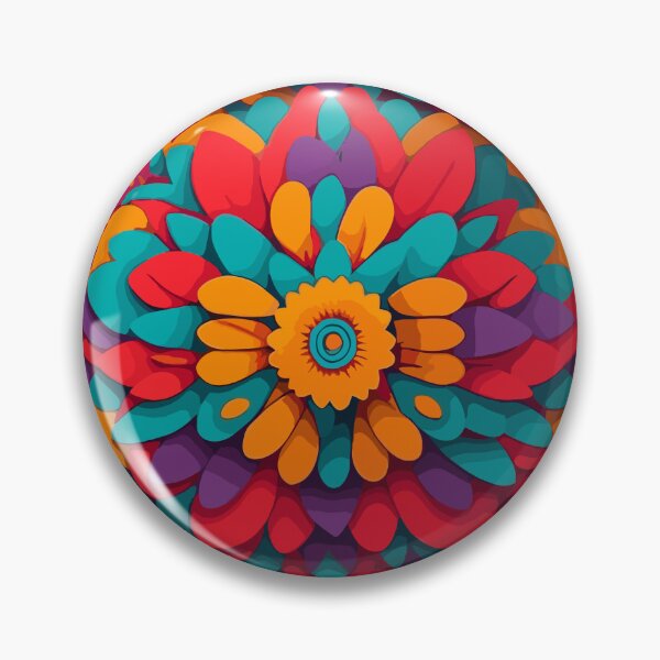 Item preview, Colorful Flower Pattern designed and sold by GloriousChoice.