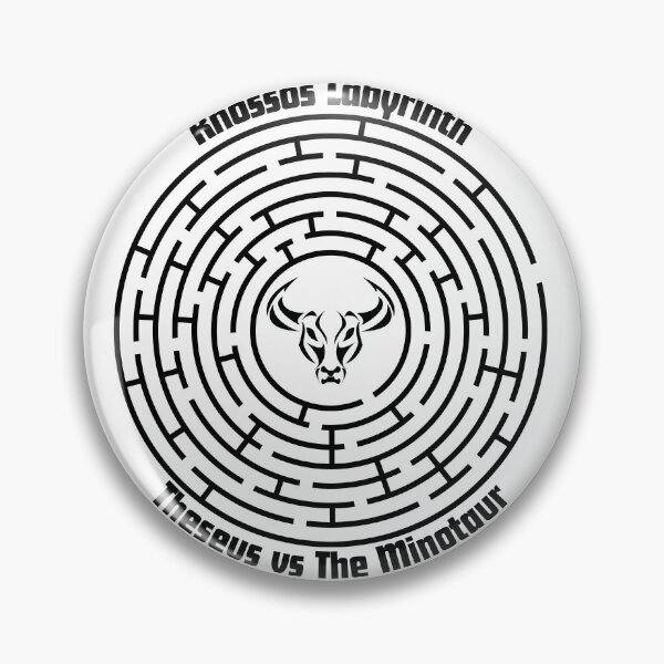 Item preview, Knossos Labyrinth Theseus vs The Minotaur designed and sold by Cleanthes.