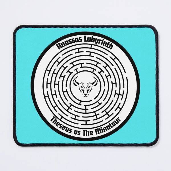 Item preview, Knossos Labyrinth Theseus vs The Minotaur designed and sold by Cleanthes.