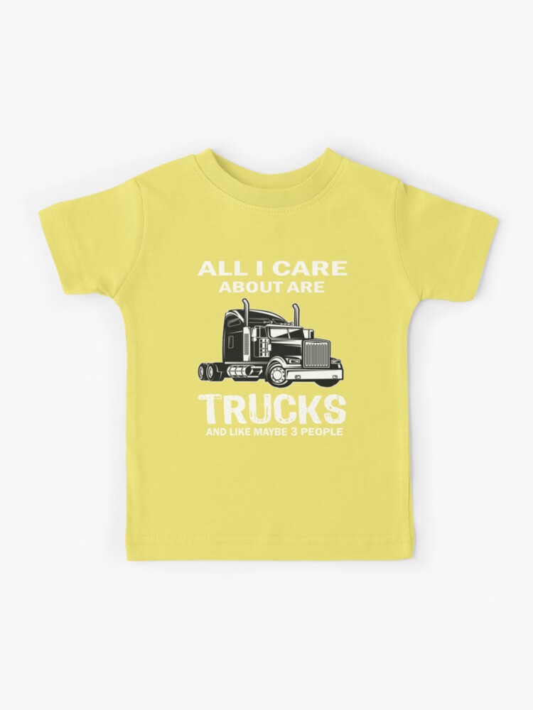 Camisa de camión de basura camiseta amarilla de camión de basura para niños  camisa de camión de basura para niño o niña me encantan los camiones de  basura -  España