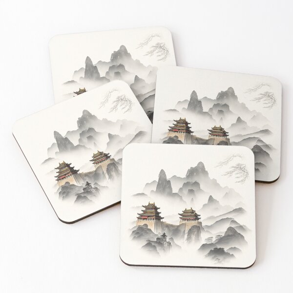 Artikelvorschau, Schönes China, Fantasieschloss entworfen und verkauft von SimpleWallArt.
