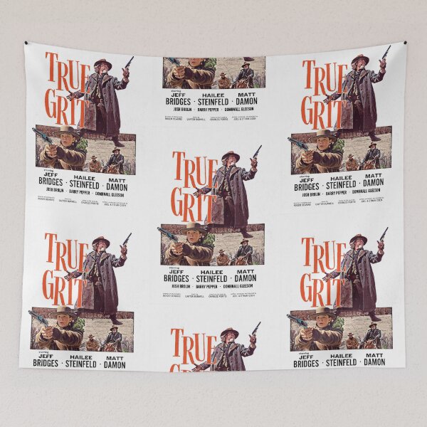 Item preview, True Grit (2010) retro poster design designed and sold by jackbooks.