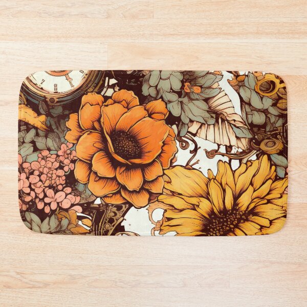Item preview, Field of Blooming Flowers 08 - Steampunk Edition designed and sold by TheOddBotShop.