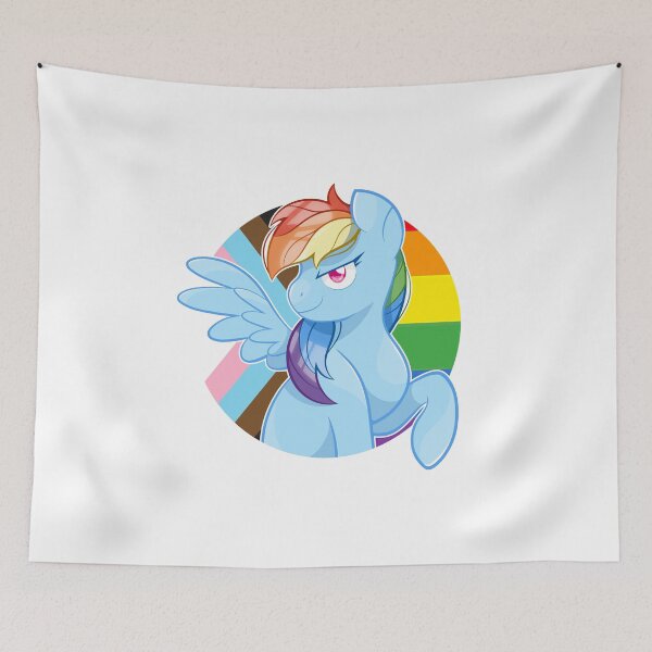 Item preview, Rainbow Dash LGBTQ+ pin designed and sold by AlmaDash.