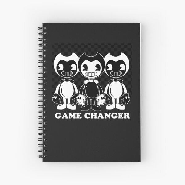 Ink Demon and Bendy (Bendy and The Dark Revival)  Spiral Notebook for Sale  by angyluffy