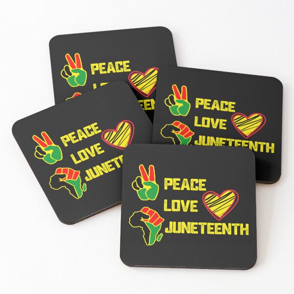 Item preview, Peace Love Juneteenth Pride Black Black History Month Celebrate Freedom designed and sold by alenaz.