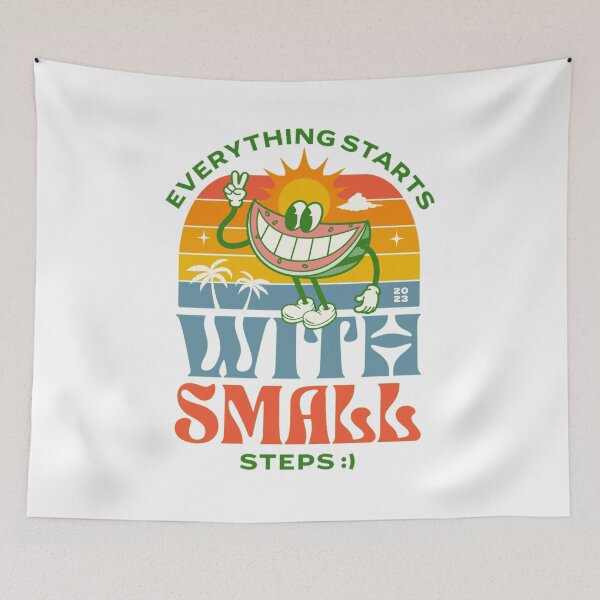 Item preview, everything start with small step designed and sold by PopPizzazz.