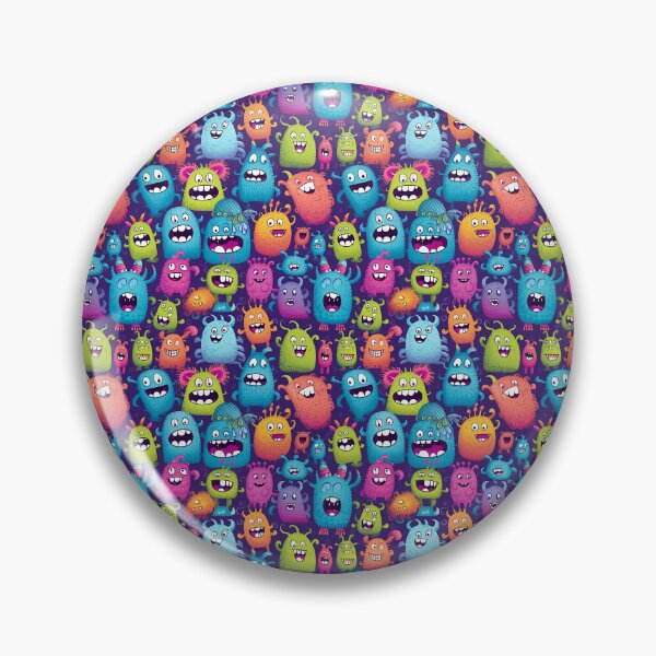Item preview, The colorful tooth fairy gang is happy - the monster Halloween fun designed and sold by Pixelboys.