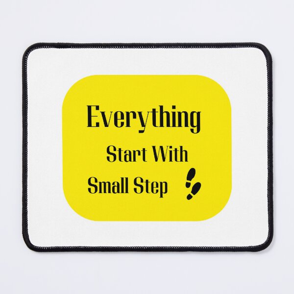 Item preview, everything start with small step designed and sold by YQvibe Studio.