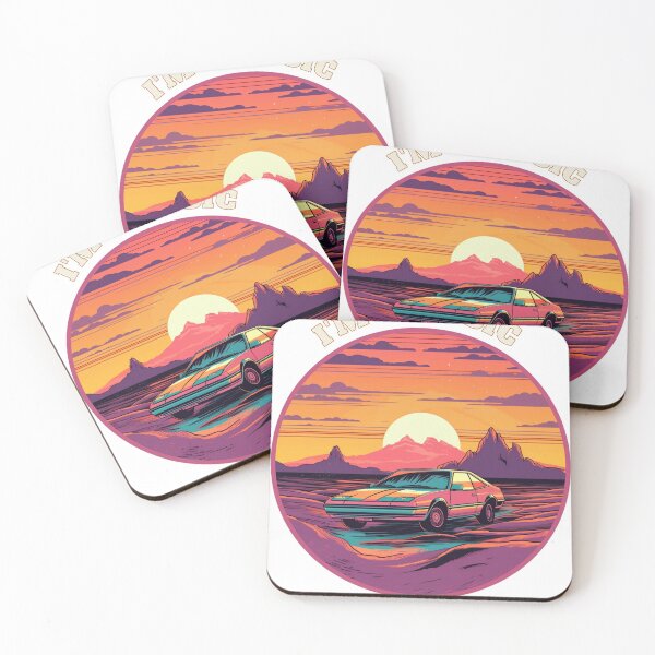 Item preview, I'm A Classic Model. Sunset With Car And Mountains designed and sold by HappyHarmony40.