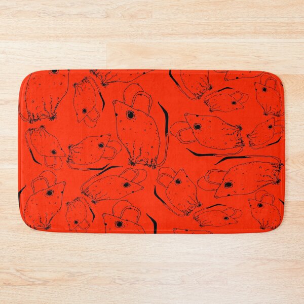 Item preview, TINY BUT MIGHTY BLACK x RED RODENT MOUSE  designed and sold by GIVENGRACE.ART.