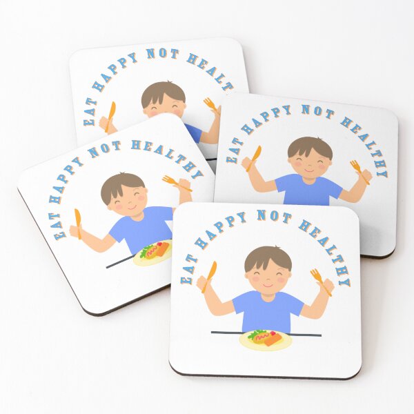 Item preview, eat happy not healthy designed and sold by horvath019.