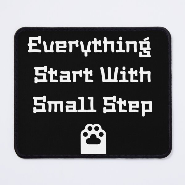 Item preview, everything start with cute small step designed and sold by YQvibe Studio.