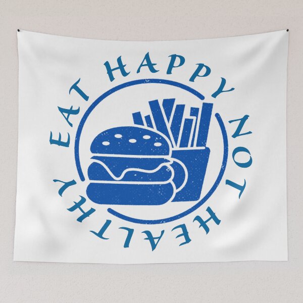 Item preview, eat happy not healthy designed and sold by horvath019.