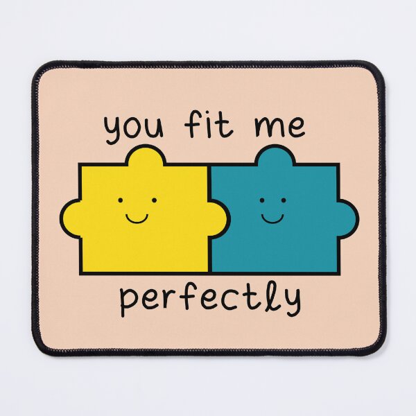 Item preview, You fit me perfectly cute kawaii friends designed and sold by fluffyfamcraft.