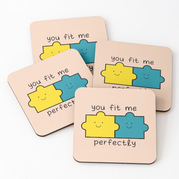 Item preview, You fit me perfectly cute kawaii friends designed and sold by fluffyfamcraft.