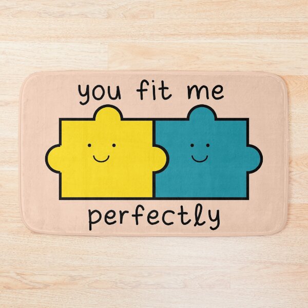 Item preview, You fit me perfectly cute kawaii friends designed and sold by fluffyfamcraft.