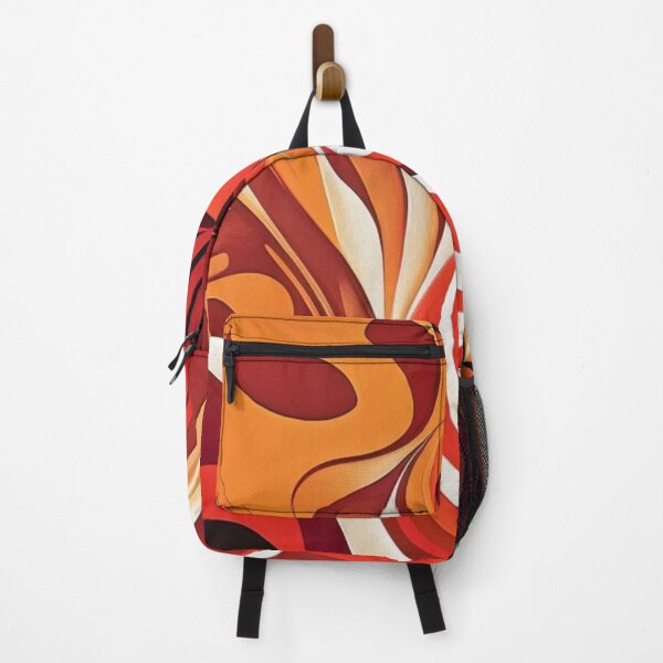 Item preview, Red and Orange Abstract Pattern 02: Vibrant Flames designed and sold by Floral Fiesta Designs.
