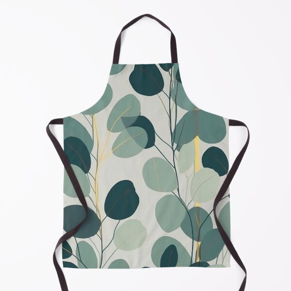 Item preview, Beautiful Native Australian wallpaper for bookcovers and homewares. Minimalist Eucalyptus leaves and golden morning light through the fog 6 designed and sold by NatTex.