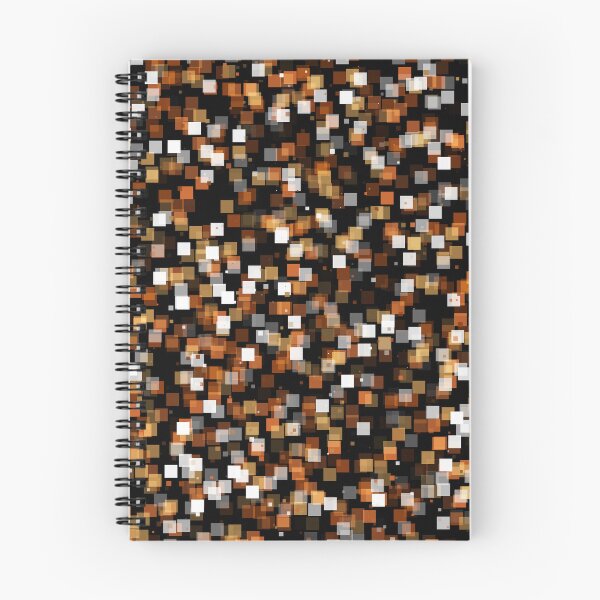 Item preview, Random Squares of Amber and Yellow Pattern designed and sold by Trevor Hirst.