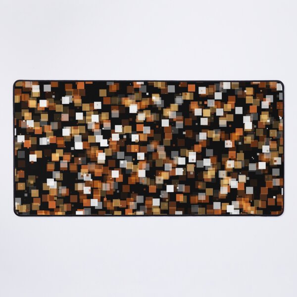 Item preview, Random Squares of Amber and Yellow Pattern designed and sold by Trevor Hirst.