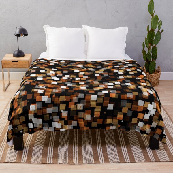 Item preview, Random Squares of Amber and Yellow Pattern designed and sold by Trevor Hirst.