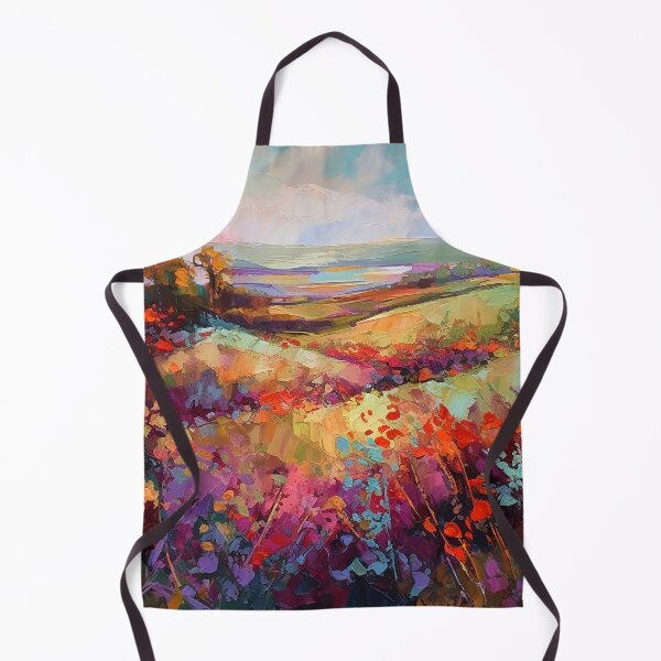 Item preview, Beautiful summer Floral Fields - Impressionistic landscape 3 designed and sold by Red Witch Art.