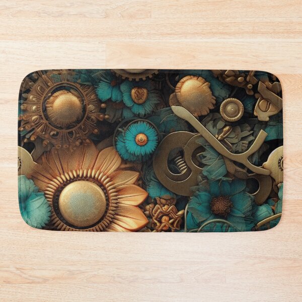 Item preview, Field of Blooming Flowers 11 - Steampunk Edition designed and sold by TheOddBotShop.