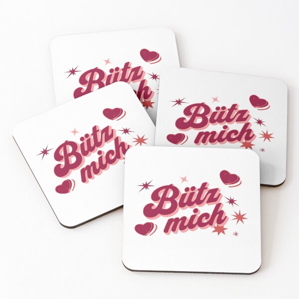Item preview, Bütz me - kiss me - Cologne dialect designed and sold by BaristaRebel.