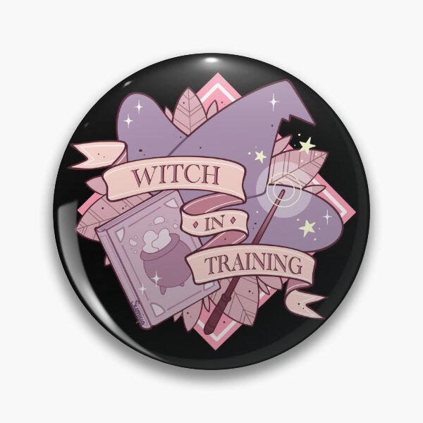 Item preview, Witch in Training - Relatable Sticker Design designed and sold by SumiyaArt.