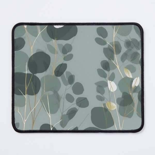 Item preview, Beautiful Native Australian wallpaper for bookcovers and homewares. Minimalist Eucalyptus leaves and golden morning light through the fog 9 designed and sold by NatTex.