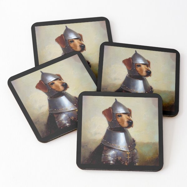 Item preview, Dog Medieval Knight designed and sold by CrankyOldDude.