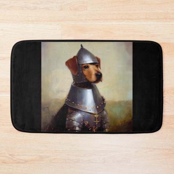 Item preview, Dog Medieval Knight designed and sold by CrankyOldDude.
