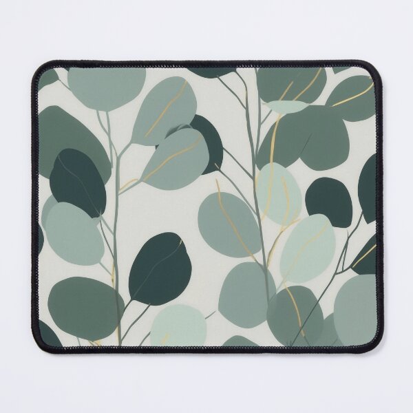 Item preview, Beautiful Native Australian wallpaper for bookcovers and homewares. Minimalist Eucalyptus leaves and golden morning light through the fog 13 designed and sold by NatTex.