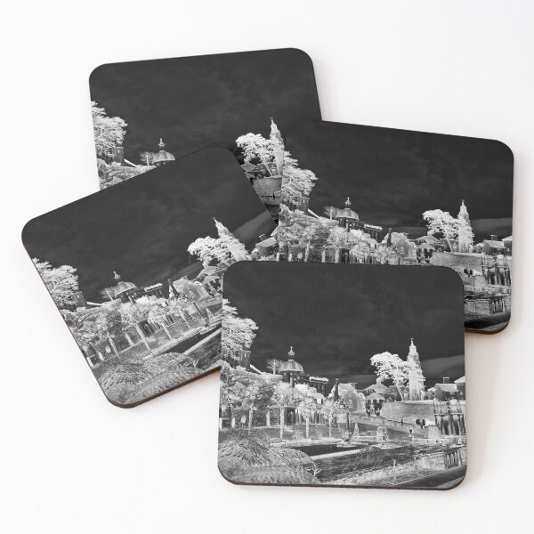 Item preview, Portmeirion village 1, grayscale inverted designed and sold by paulboizot.