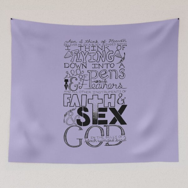Item preview, Rain King Handlettered Lyrics designed and sold by GarryDeled.