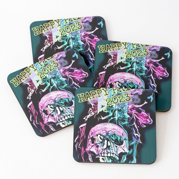 Item preview, 2023 Rainbow Fire Skull Pride designed and sold by HONDTangled.