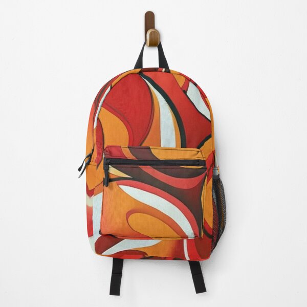 Item preview, Red and Orange Abstract Pattern 05: Flickering Heat designed and sold by Floral Fiesta Designs.