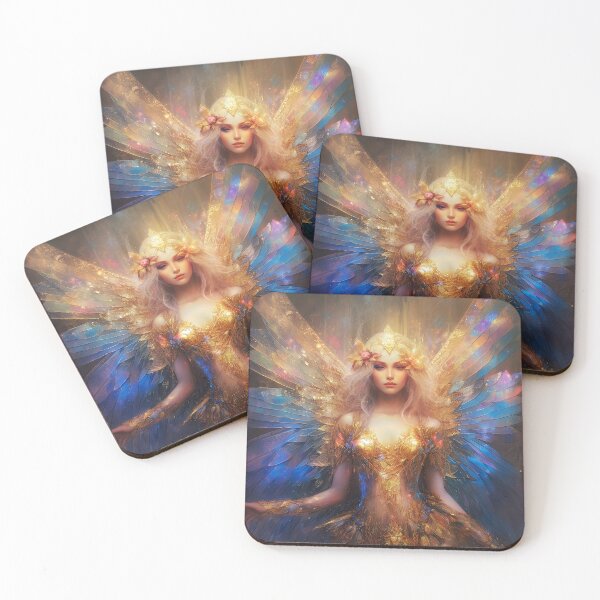 Item preview, Floral Glowing Fairy designed and sold by Red Witch Art.