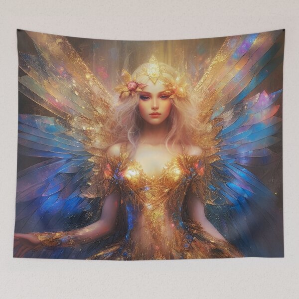 Item preview, Floral Glowing Fairy designed and sold by Red Witch Art.