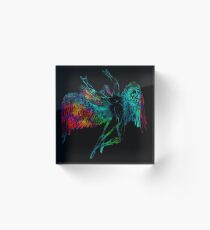 Bloque acrílico ICARUS LANZA LOS CABALLOS - míticos * diseños asombrosos sin enlistar en mi cartera *