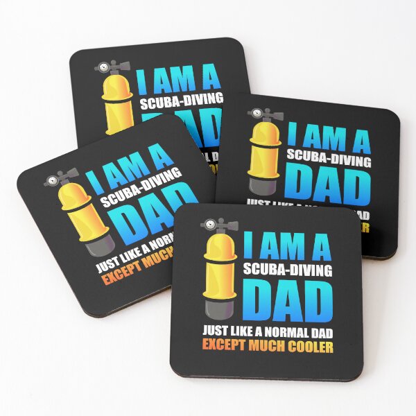 Item preview, Scuba Diving Dad Snorkeling Deep Sea Diver designed and sold by Pubi.