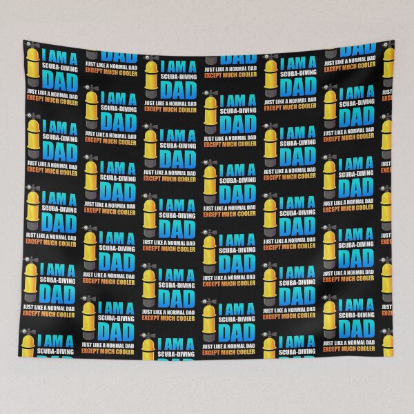 Item preview, Scuba Diving Dad Snorkeling Deep Sea Diver designed and sold by Pubi.