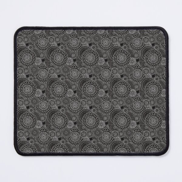 Item preview, Black and White Mandala Cog pattern designed and sold by Artistestella.