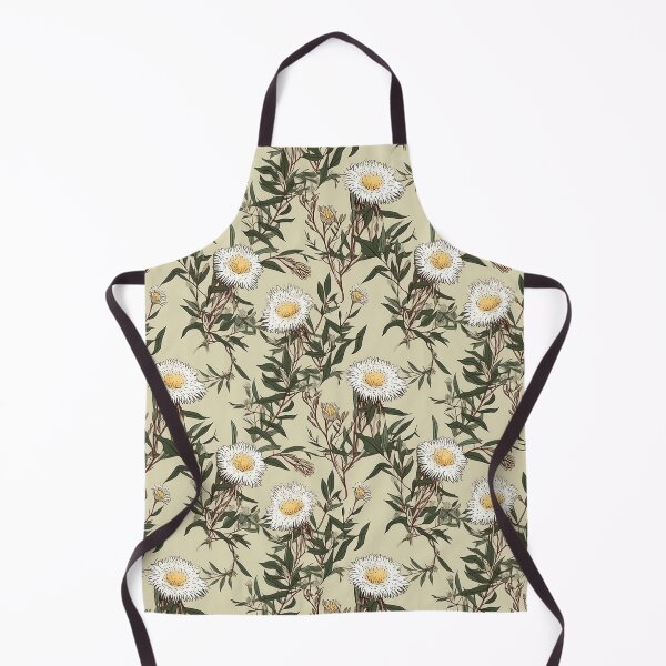 Item preview, Beautiful Native Australian wallpaper for bookcovers and homewares. Melaleuca and blooming flowers, buds and leaves on light background 3 designed and sold by NatTex.