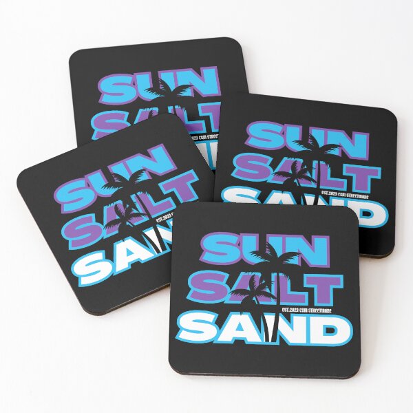 Item preview, 'Sun Salt Sand': A summery must-have for relaxed beach days designed and sold by Jawoahl.