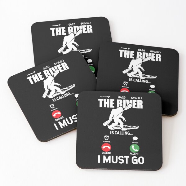 Item preview, The River Is Calling And I Must Go Kayak Sasquatch designed and sold by Pubi.